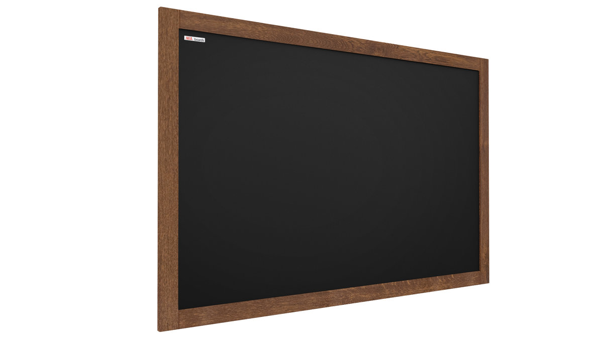 Allboards Tablica czarna kredowa w ramie drewnianej 120x90 cm