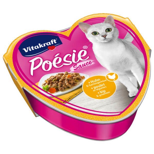 Vitakraft Poesie sos kurczak z warzywami tacka 85g MS_15939