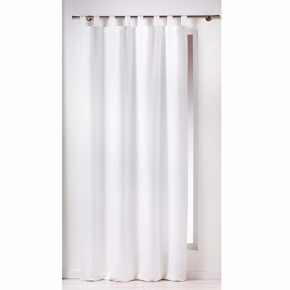 Douceur d'Intérieur douceur D l'intérieur  1600515, zasłona, 140x260 cm, przechodniów Essentiel, poliester kolorów uni, biały 1600515