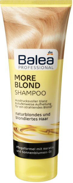 Balea, Profesjonalny szampon More Blond, 250ml