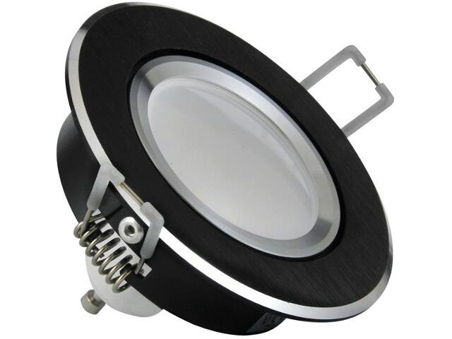 Polux Oczko halogenowe SUN LED GU10 3,5W 20W czarny szczotkowany 301178