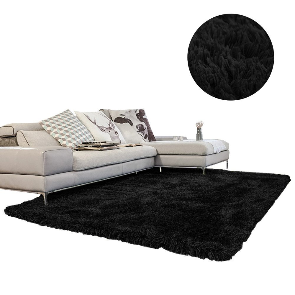 Dywan pokojowy Shaggy Strado 160x200 BlackSky (Czarny)