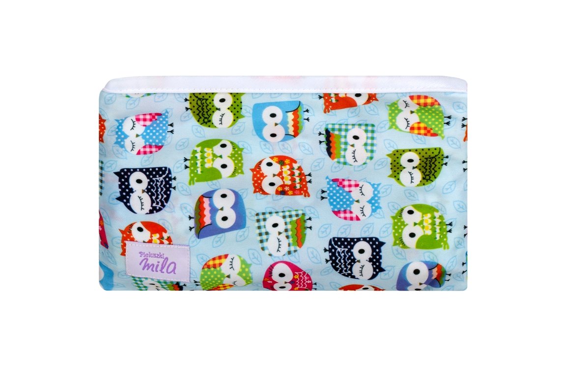 Mata do przewijania z Etui Minky 3 Sówki