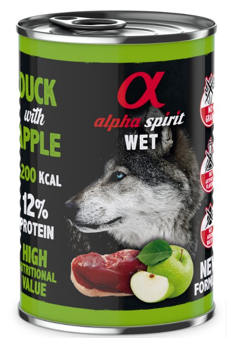 Alpha Spirit KACZKA Z KIWI 400G