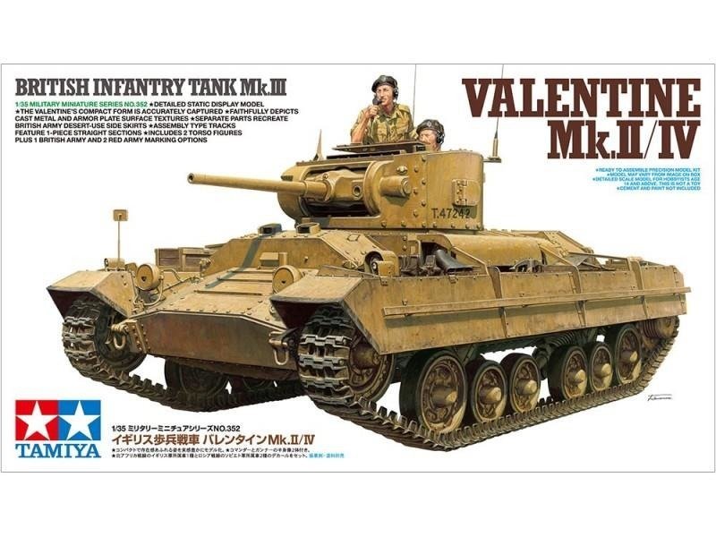Tamiya British Mk.III Valentine Mk.II/IV 35352
