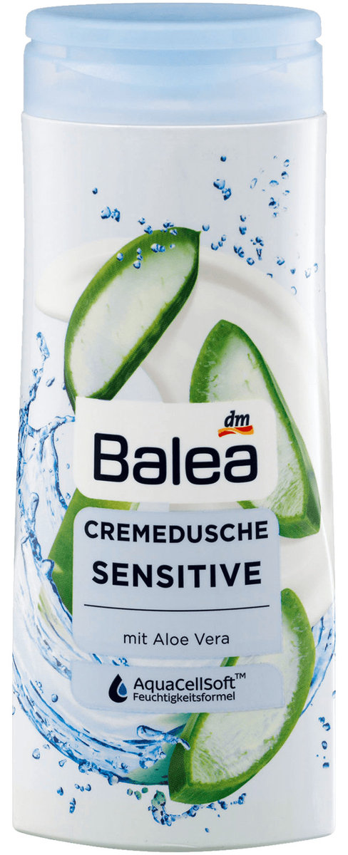 Balea, Sensitive, żel do mycia z aloesem, 300 ml