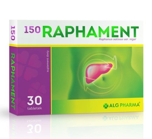 ALG PHARMA POLAND SP. Z O.O. Alg Pharma Raphament 150 30tabl.