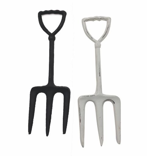 Tajemniczy Ogród Dekoracja grabki metalowe wys. 6cm