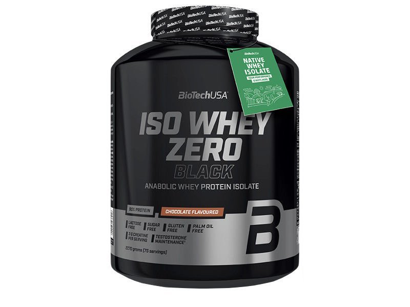 BIOTECH, Odżywka białkowa, Iso Whey Zero Black, 2270g, wanilia