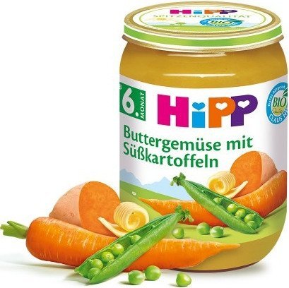HiPP, Bio, warzywa maślane z batatami, 190 g