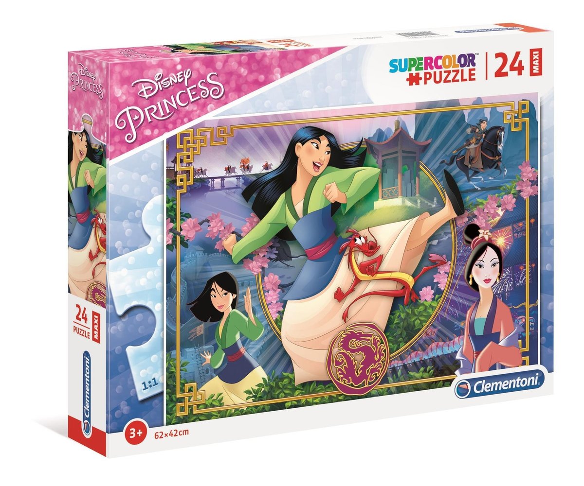 Clementoni Puzzle 24 Maxi Super Kolor Mulan