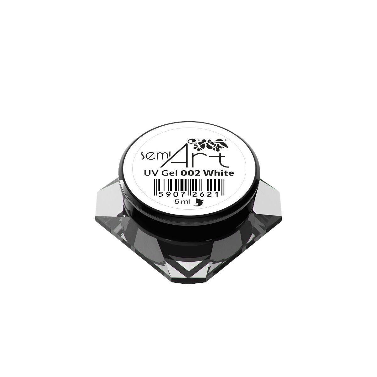 Semilac Nesperta Semi Art UV Gel 002 White - żel do zdobień 59072621