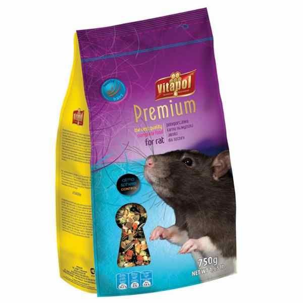 Vitapol Premium pokarm pełnowartościowy dla szczura 750g