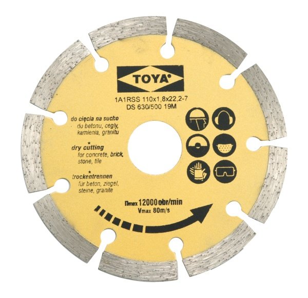 Vorel tarcza tnąca 125MM SEGMENTOWA 08712