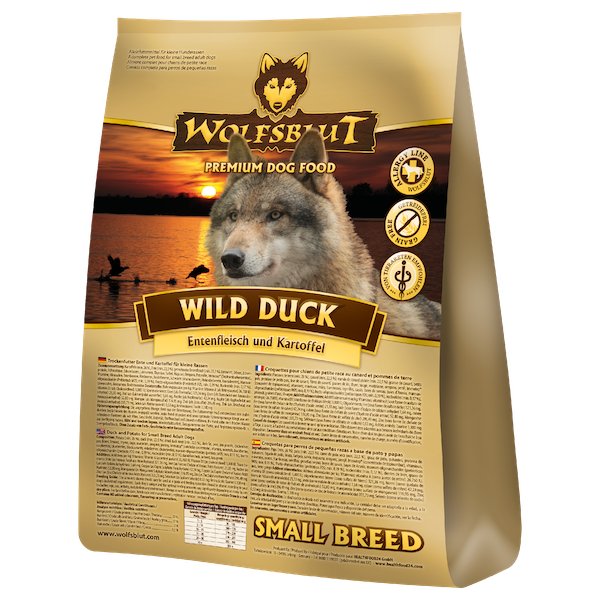 Karma sucha dla psa WOLFSBLUT Wild Duck Small Breed, 2 kg