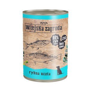 Wiejska Zagroda Karma z rybami dla psa 400g