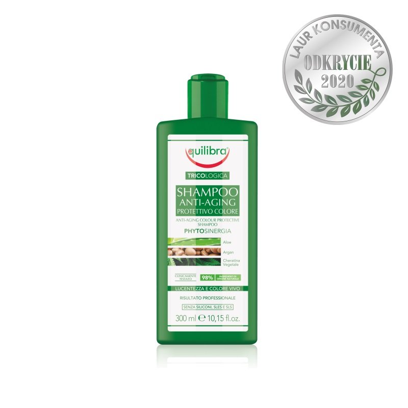 EQUILIBRA Tricologica Shampoo Anti-Aging Protettivo Colore Przeciwstarzeniowy szampon chroniący kolor 300ml