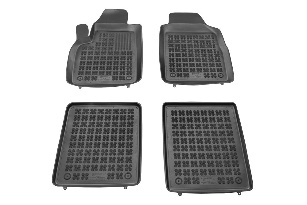 REZAW PLAST Dywaniki gumowe czarne PLAST 201502, 4 szt, Fiat Panda II 2003 - 2012 PLAST 201502