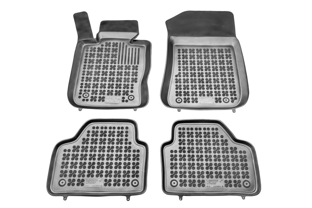 REZAW PLAST Dywaniki gumowe czarne PLAST 200712, 4 szt, BMW X1 (E84) 2009 - 2015 PLAST 200712