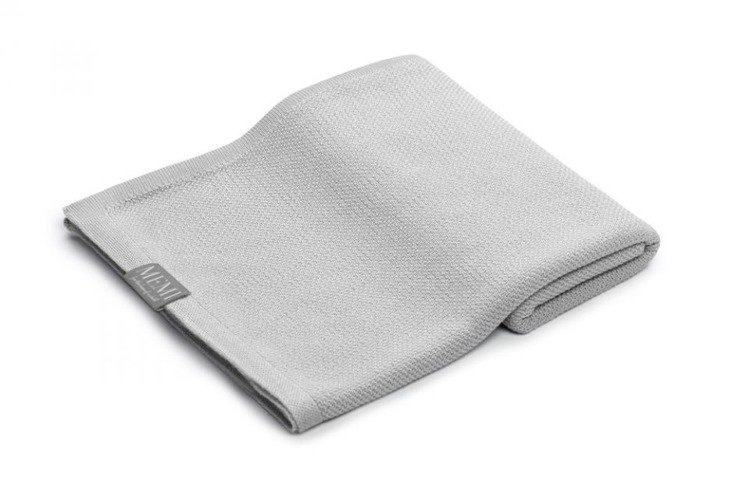 Memi, Lekki kocyk bambusowy, mgiełka, Light Grey
