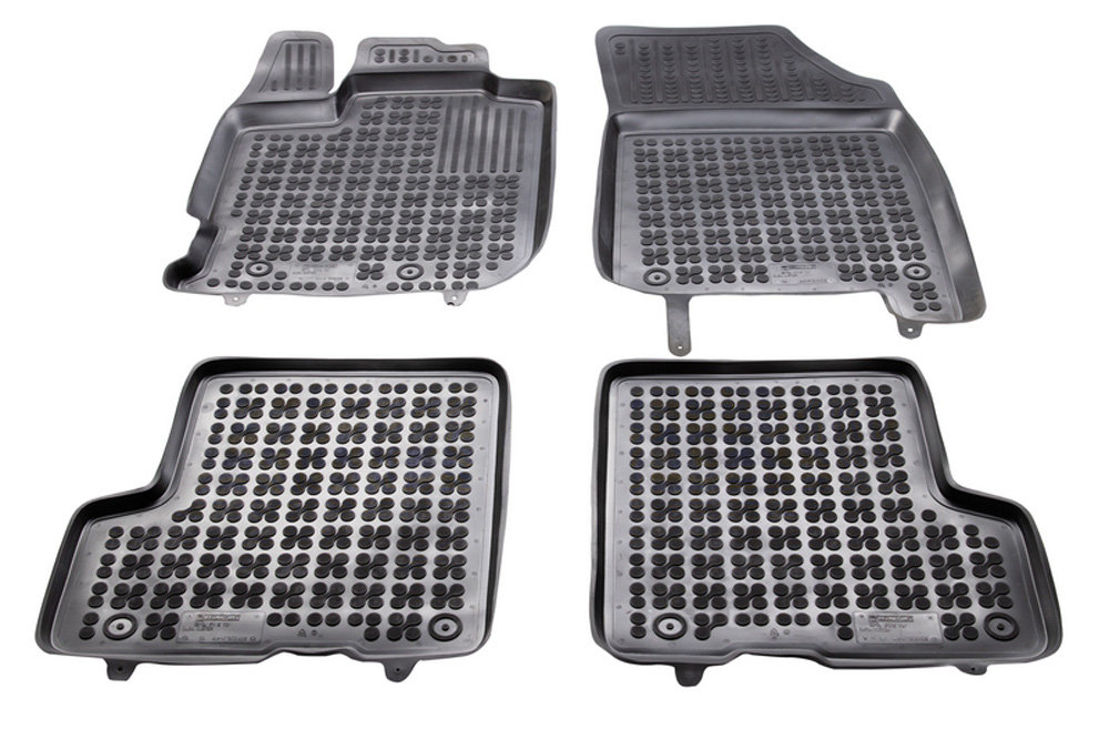 REZAW Dywaniki Samochodowe Gumowe, Dedykowane Do Dacia Duster Ii Plast Czarne 203409