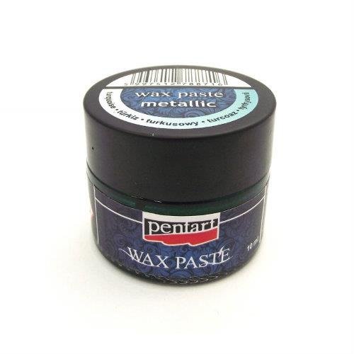 Pasta woskowa metaliczna 20 ml - turkusowa