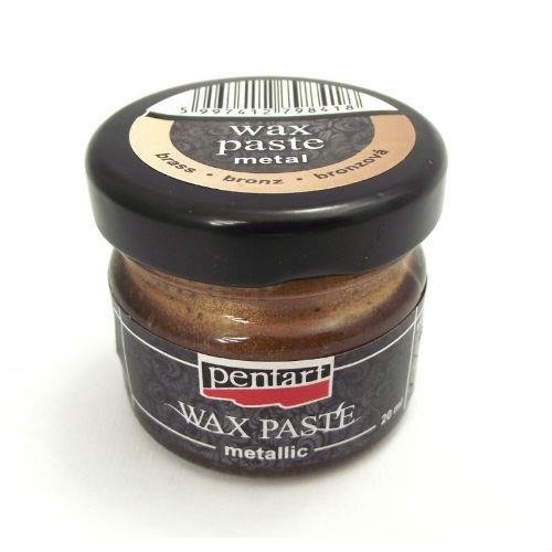 Pasta woskowa metaliczna 20 ml - brązowa