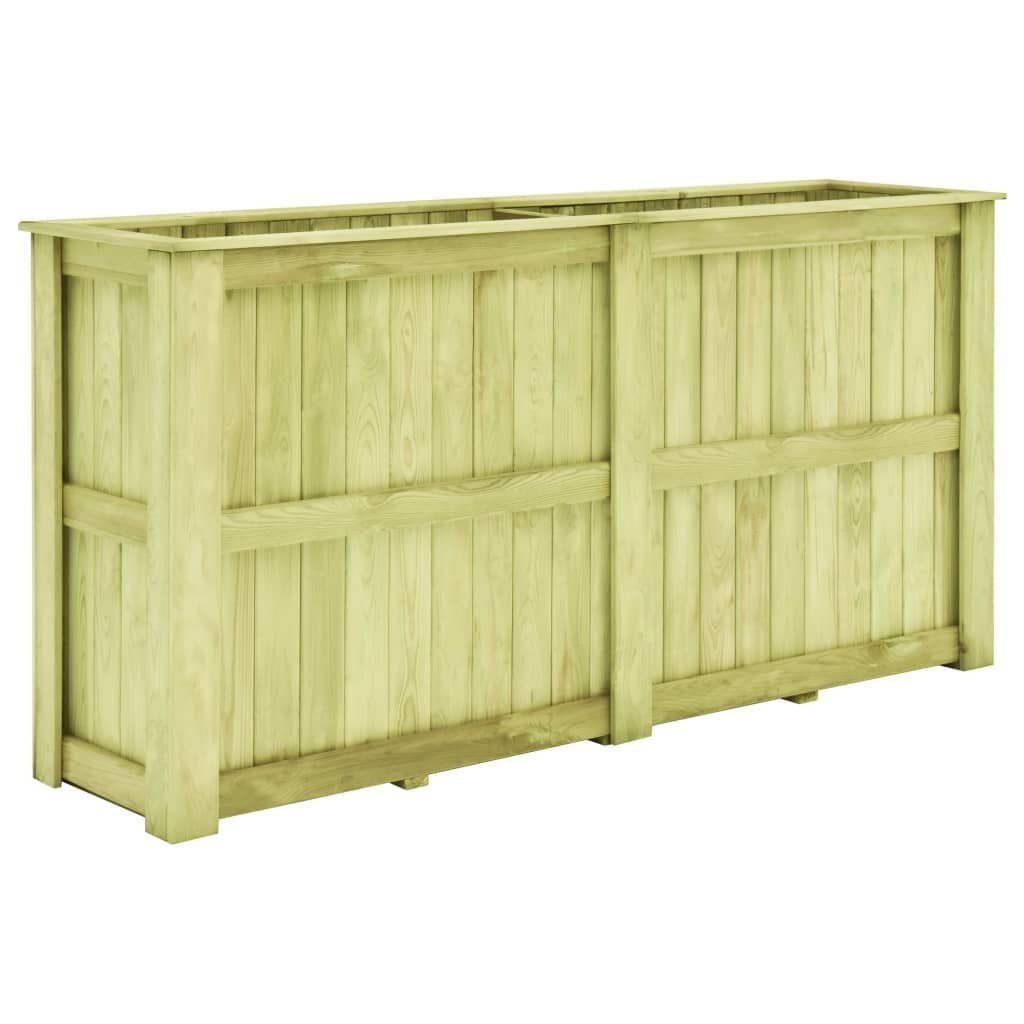 vidaXL Donica ogrodowa, 196x50x100 cm, impregnowane drewno sosnowe FSC