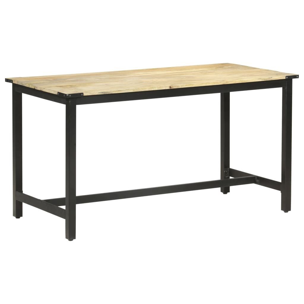 vidaXL Stół jadalniany, 140 x 70 x 76 cm, lite surowe drewno mango