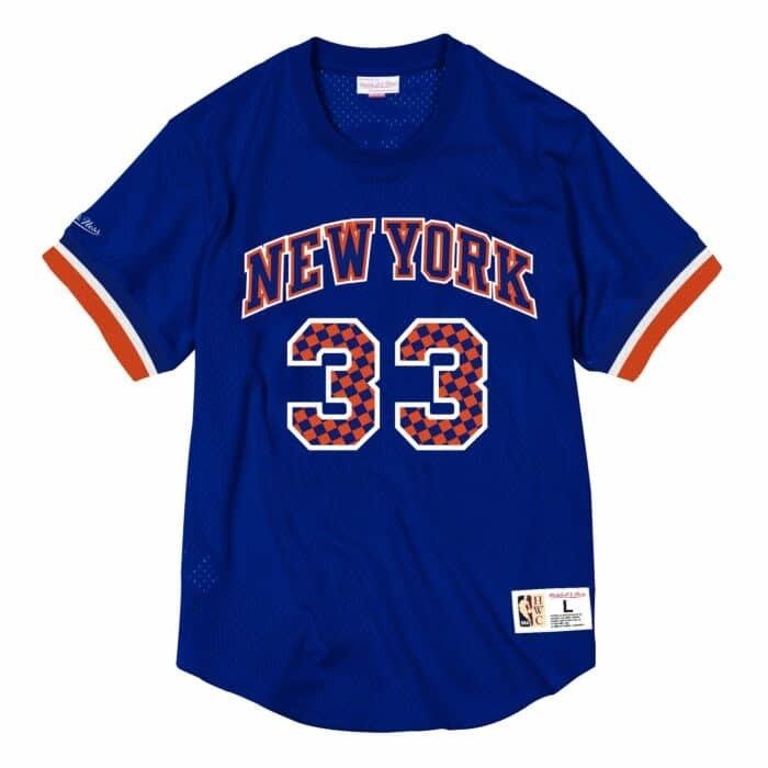 Mitchell & Ness, T-shirt męski, NBA New York Knicks Patrick Ewing Name & Number Mesh, rozmiar M
