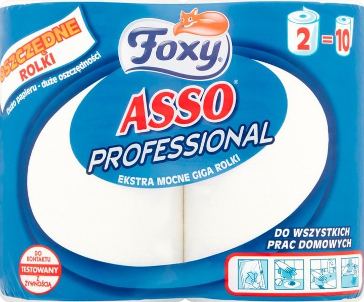 Foxy Asso Professional ręcznik papierowy 2 rolki