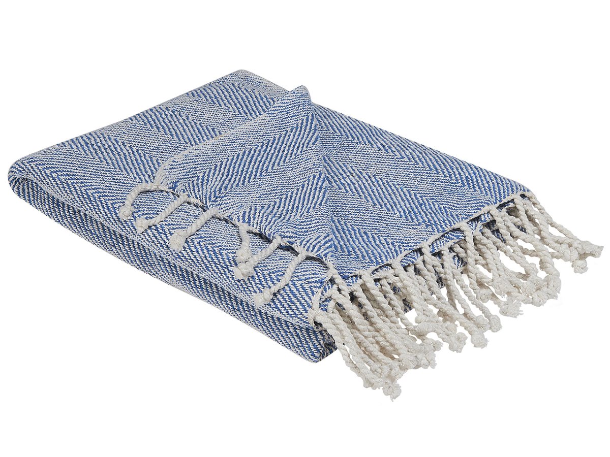Beliani Koc niebieski 130 x 160 cm TILMI