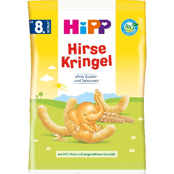 Hipp, Chrupki z 6 zbóż 8m+, 30 g