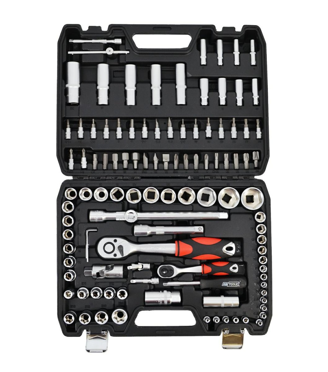 AWTOOLS ZESTAW KLUCZY  108el 1/2