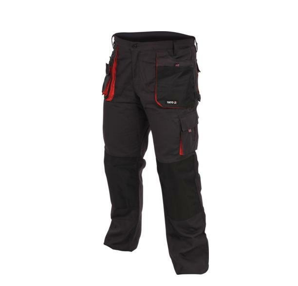 Spodnie robocze YATO, ciemnoszare, rozmiar L/XL