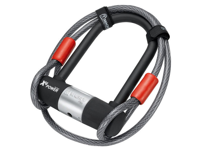 Magnum Zapięcie rowerowe 3003 U-LOCK 14mm 115mm 230mm 5 x Klucze z kodem + linka 10mm 120cm 7290001230039