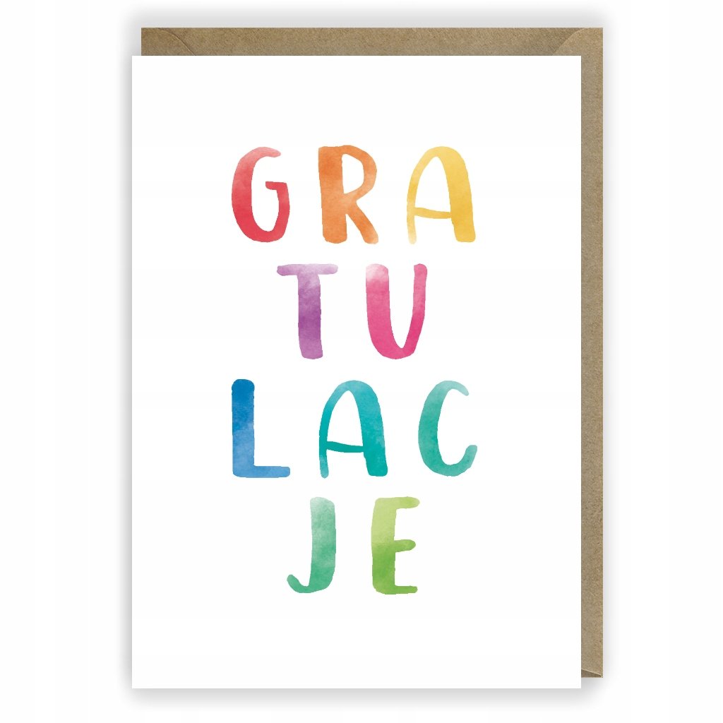 Cardie Kartka okolicznościowa Gratulacje K042