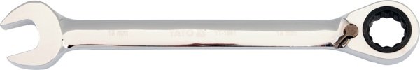 Yato Klucz płasko - oczkowy z grzechotką 12 mm YT-1655