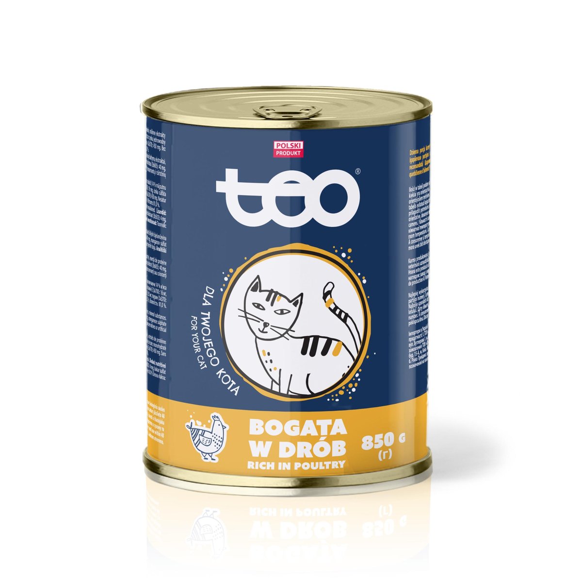 Teo - Karma mokra z drobiem dla dorosłych kotów