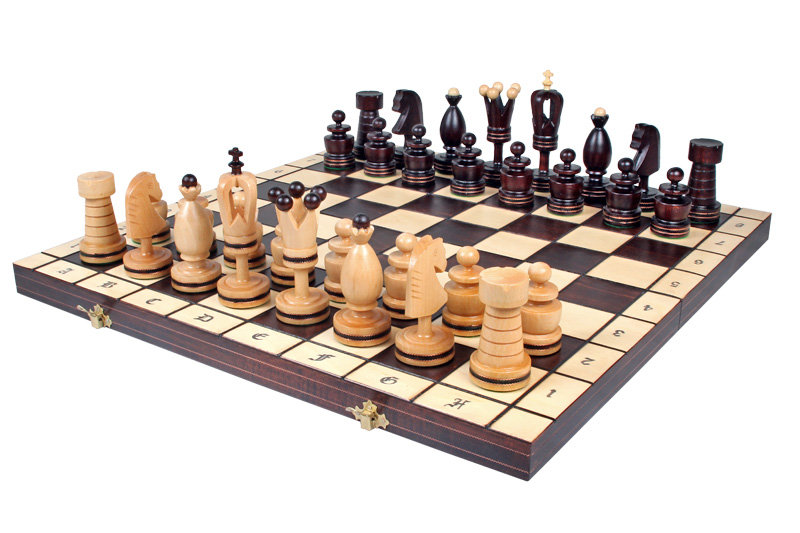 Sunrise Chess & Games, gra logiczna Królewskie Duże Inkrustowane