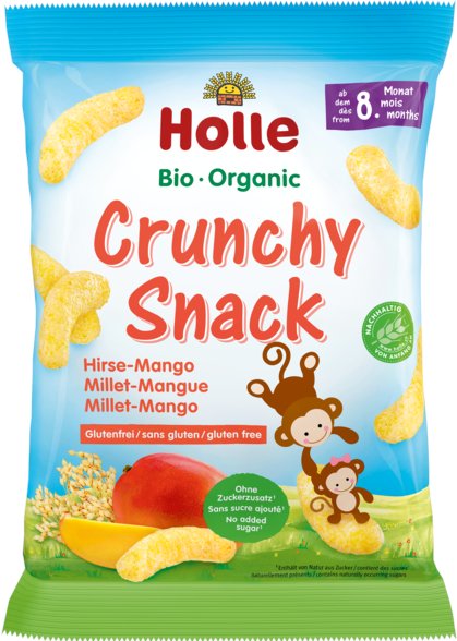 HOLLE 175Holle Chrupki Jaglane z Mango od. 8 miesiąca 25g EKO LASCHRUPJAGMA