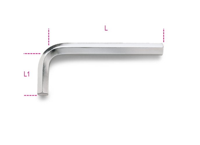 Beta KLUCZ TRZPIENIOWY KĄTOWY 24MM 96N/24