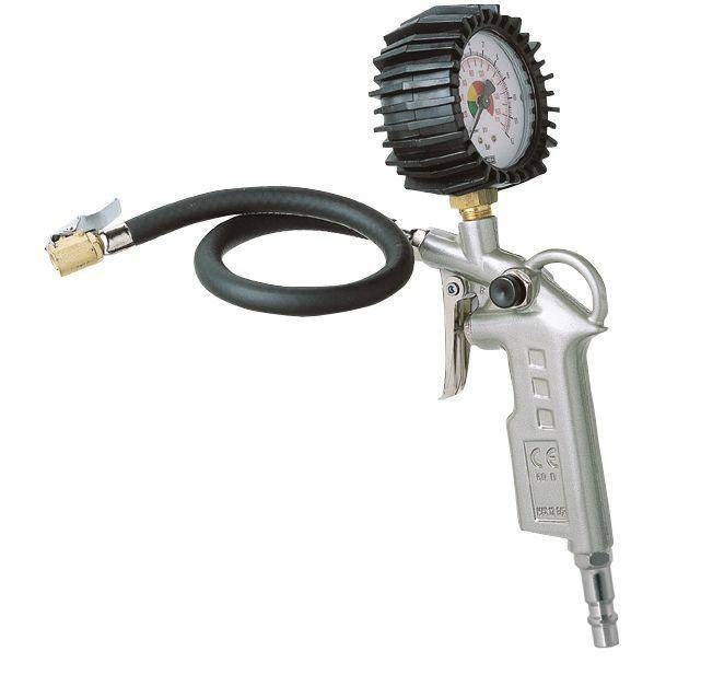 Pistolet do pompowania z manometrem premium PROLINE