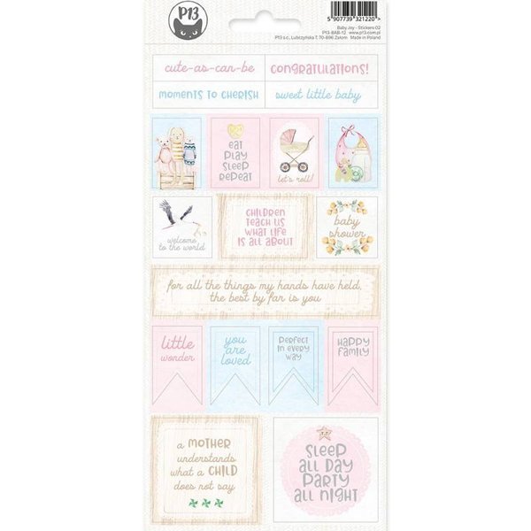 Ozdobne naklejki Baby Joy 10,5x23 cm - 02