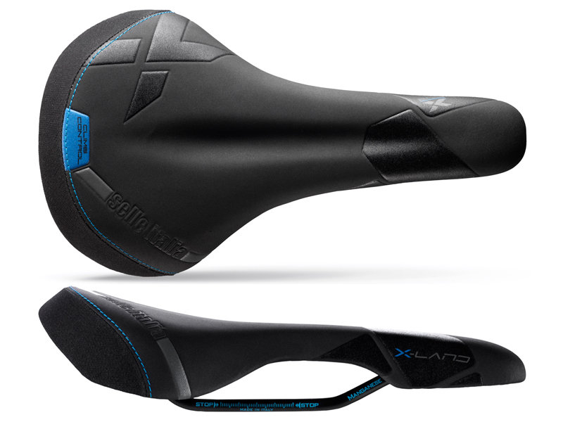 Selle ITALIA Siodło ITALIA X-LAND E-BIKE TM, rozm. L, czarno-niebieski A-SIT-028AE02IHC001