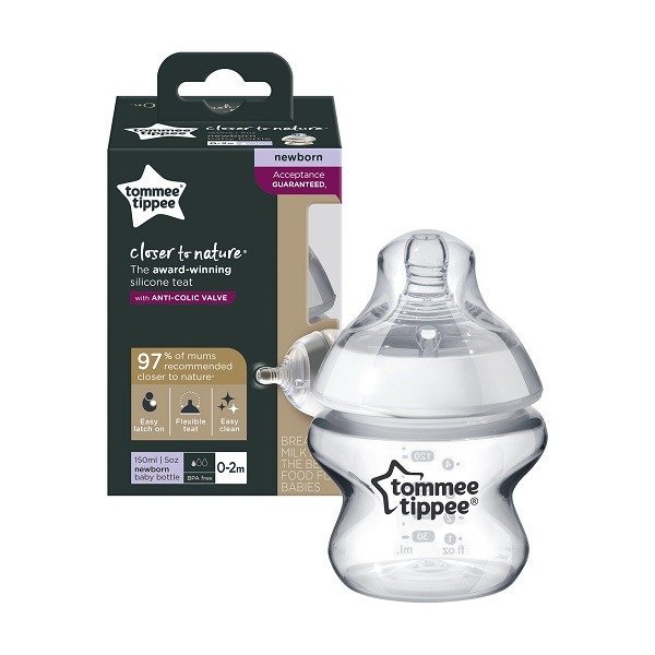 Tommee Tippee Butelka Newborn 0-2m,150ml
