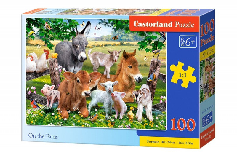 Castorland Puzzle 100 On the Farm