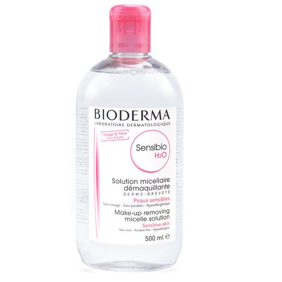 Bioderma sensibio h2o płyn micelarny do oczyszczania twarzy i zmywania makijażu 500 ml
