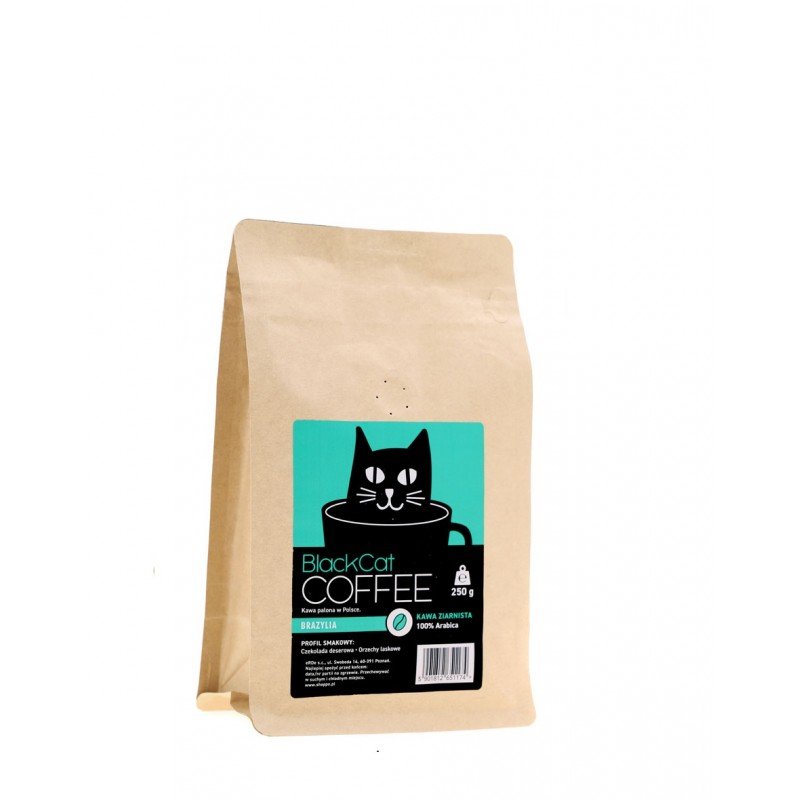 Black Cat Black Cat Brazylia 100% Arabika 250g Wypalana w Polsce