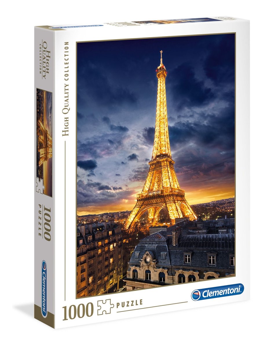 Clementoni Puzzle 1000el Hq Tour Eiffel